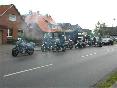 Vor der Abfahrt zur Feier